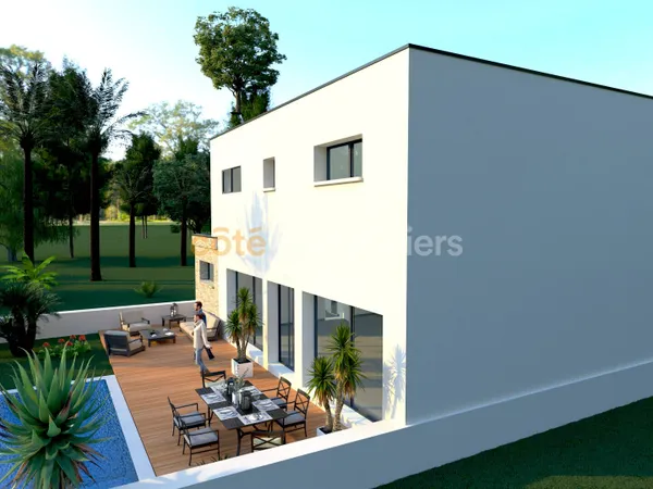 Terrain à bâtir à Bruges centre 391 m² permis de construire accepté