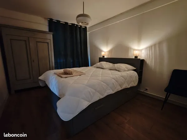 Appartement meublé 92 m² - 3 chambres - Tout compris - Centre-ville