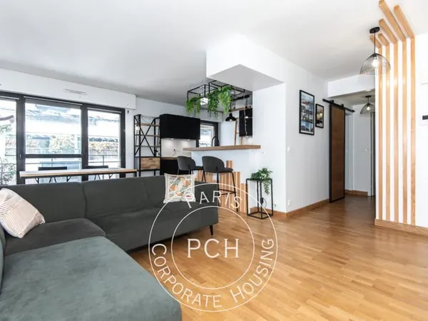 2 pièces meublé, 15e arrondissement