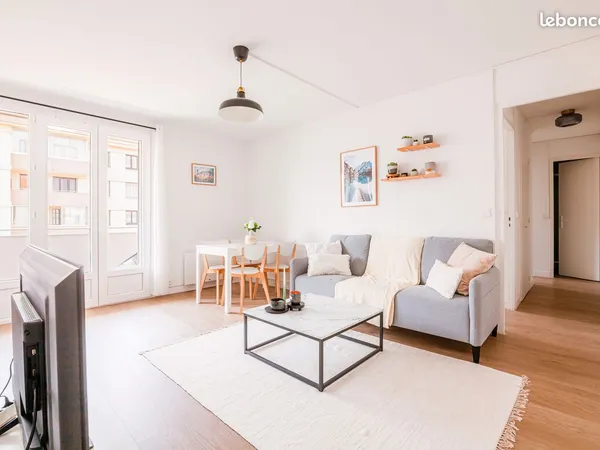 Chambre 10m2 dans T4 meublé 66m2