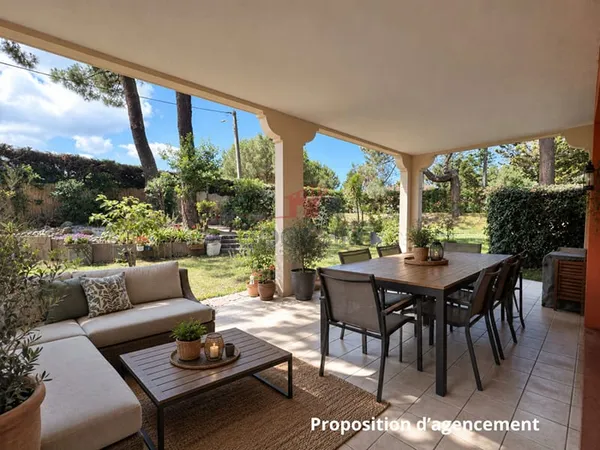 Anglet Chiberta T3/4 rez-de-jardin avec jardin, plage à 200 m, golf à 300 m, parking.