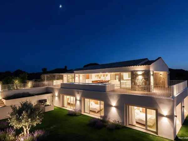 SAINTE-MAXIME - VILLA CONTEMPORAINE AVEC VUE MER
