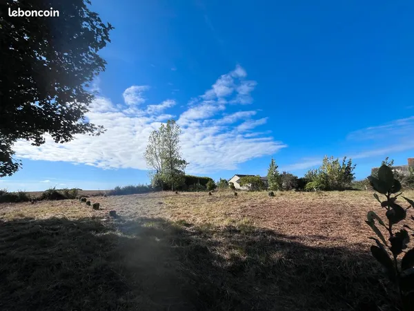 Terrain constructible vue mer