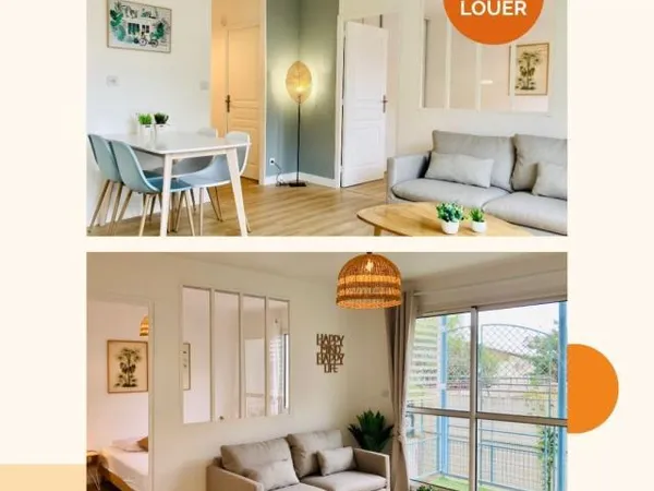 A LOUER - T2 MEUBLE - ST DENIS CENTRE