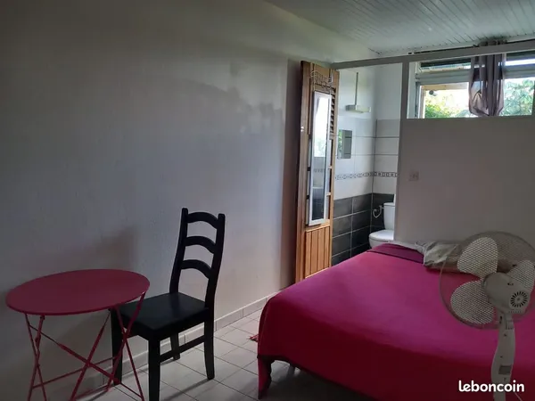 Chambre avec salle de douche wc privatifs dans grand appart