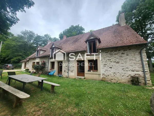 Authentique longère 270 m² DPE B  7 chambres et vie de plain-pied