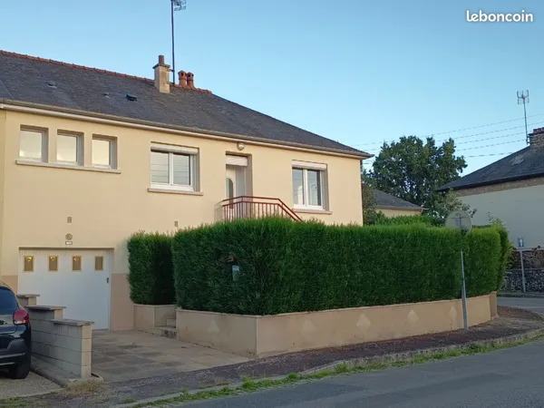 Maison 3 chambres avec jardin et sous-sol complet
