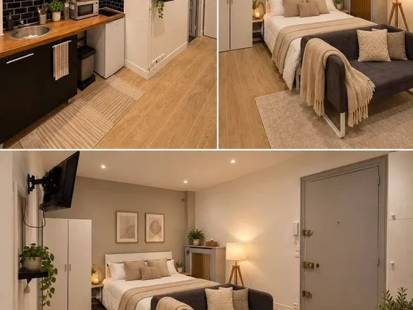 Studio 1 pièce 24 m²