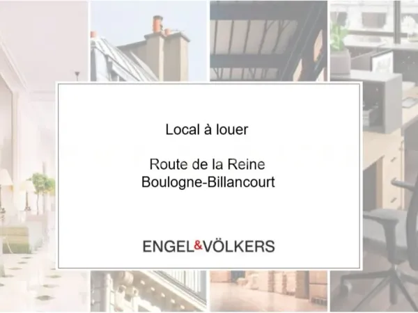 À LOUER : Local commercial de 150 m² - Boulogne-Billancourt (Axe Route de la Reine)