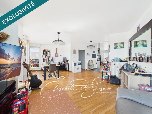 Maisons-Alfort  Dernier étage, 3 pièces avec trois terrasses et vue dégagée