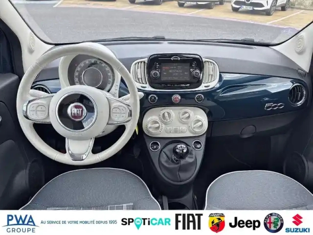 Fiat 500 1.2 8v 69ch lounge — photo 8