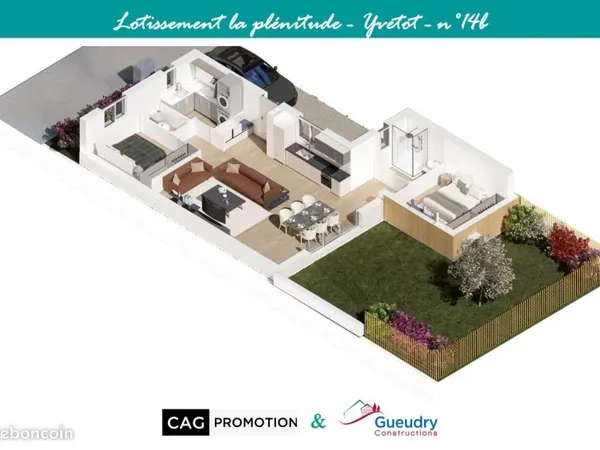 Maison 82 m² Yvetot