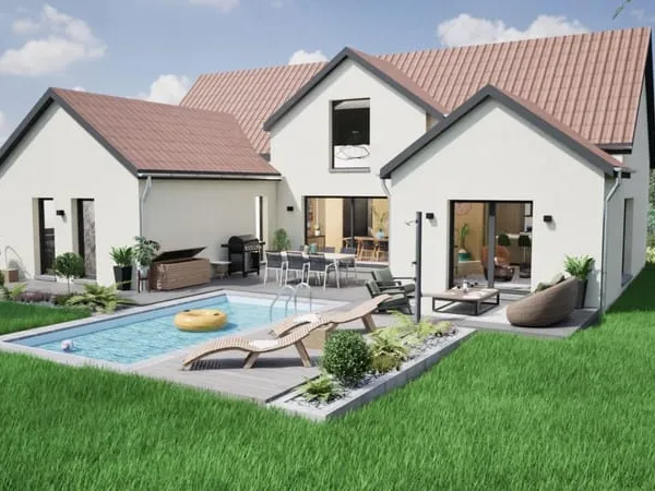 Maison de plain-pied 163 m2 7 pièces Willgotheim