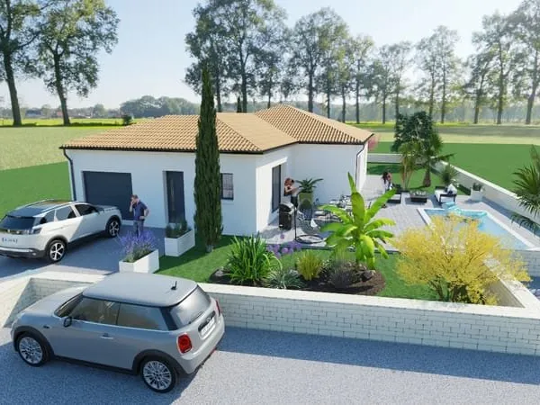 VILLA 100M2 + GARAGE DE 18M2 RE 2020