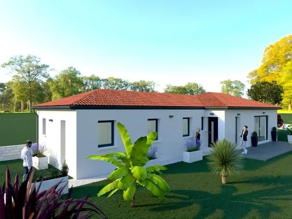 Villa 107M2 de plain-pied + terrain 1100M2