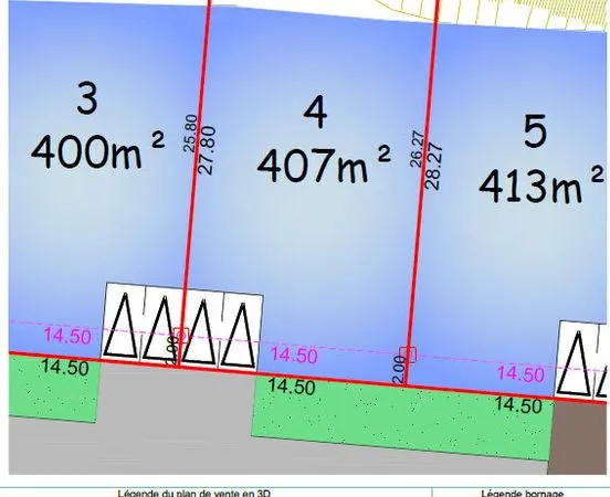 Terrain 409 m² BANNALEC