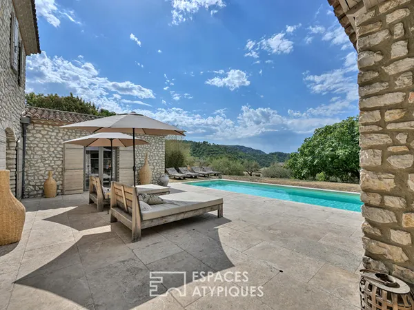 Villa d'exception avec piscine aux portes d'Anduze