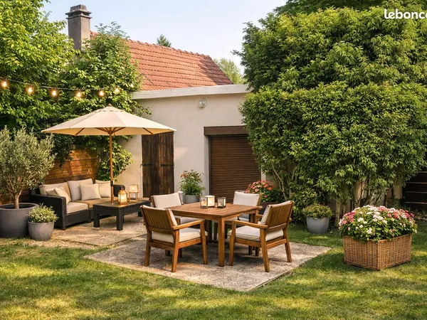 Maison cottage 4pieces avec jardin calme