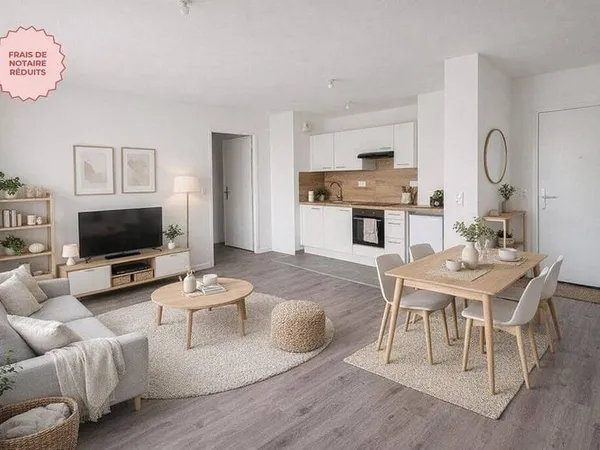 Appartement 3 pièces 55 m²