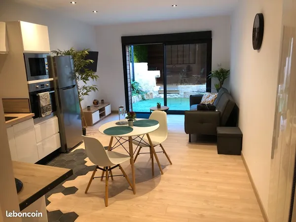 Studio avec patio centre Niort