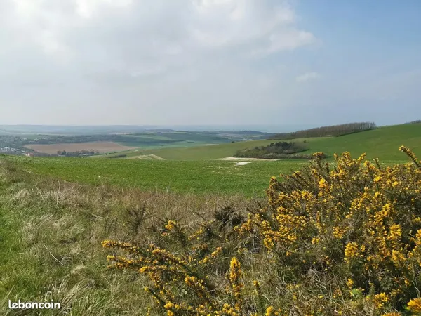 Terrain de loisir de 700 m² avec vue mer et calme absolu à Hervelinghen
