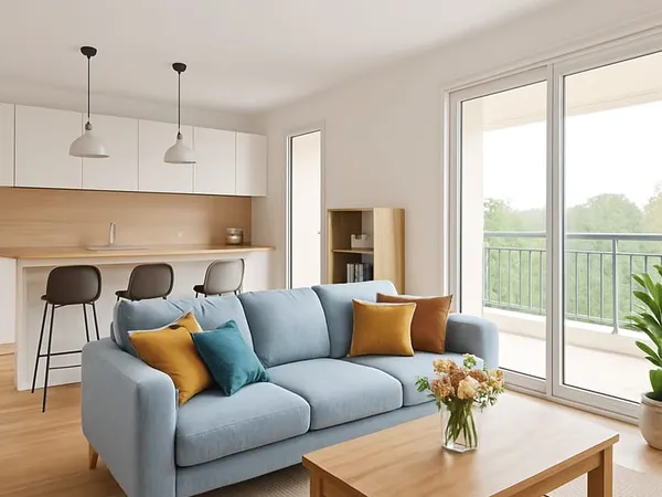 Appartement 2 pièces 61 m²