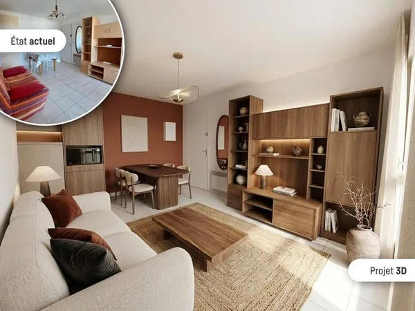 Appartement 2 pièces 26 m²