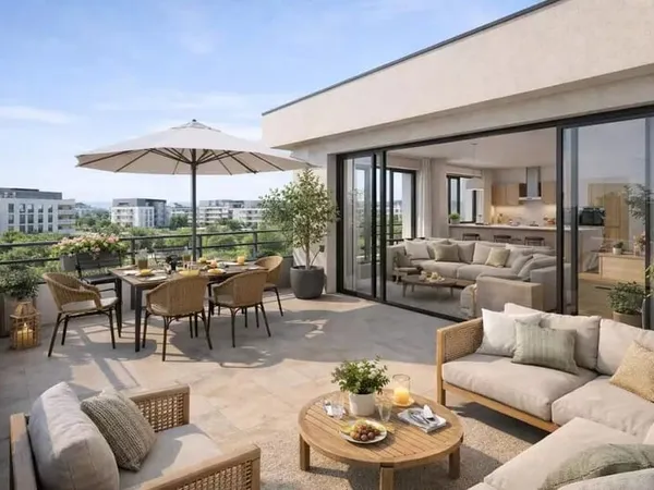 APPARTEMENT T4 DE STANDING — LIEUSAINT (77127) — 85 M² AVEC TERRASSE DE 41 M² EXPOSÉE EST-SUD & PARK
