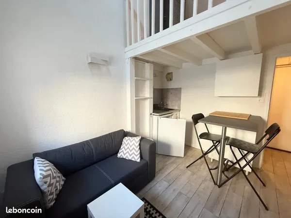 Studio 2 pièces 21 m²