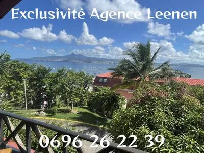 LES SOMMETS DE L'ANSE MITAN - APPARTEMENT F3 RÉNOVÉ MEUBLÉ/ÉQUIPÉ/CLIMATISÉ - VUE MER - 2 TERRASSES