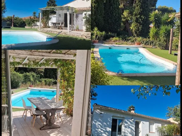 Poussan - Maison 126 m², piscine, 717 m² de terrain, vue dégagée