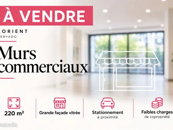 Lorient Keryado - Local commercial 240 m² de plain-pied - Accès PMR