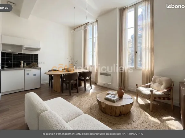 Studio 1 pièce 26 m²