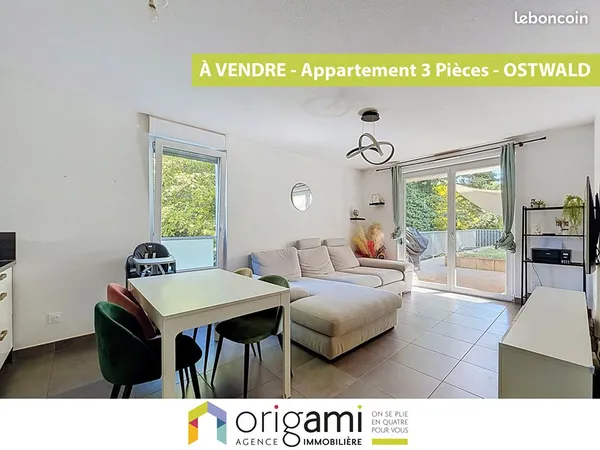 Appartement 3 pièces 63 m²