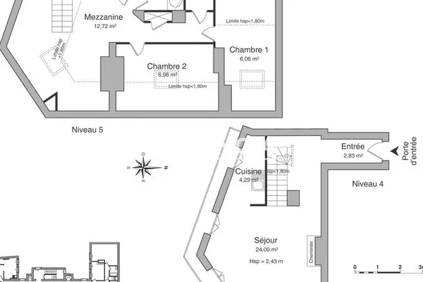 Appartement 3 pièces 62 m²