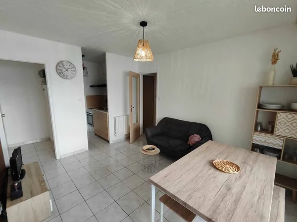 Appartement 3 pièces meublé