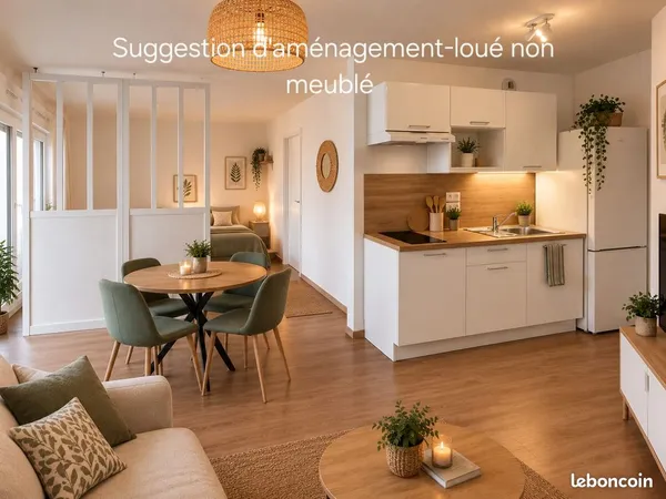Appartement T1 neuf 32 m², avec balcon de 12m²