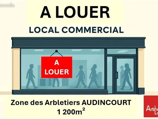 Local 1200 m² Audincourt