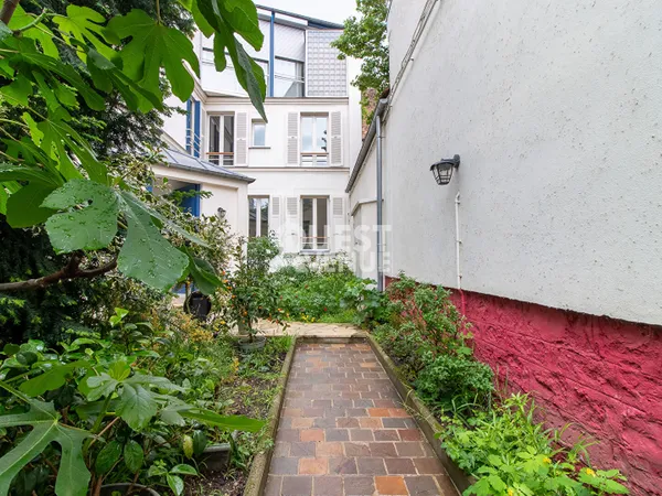 Paris 14e - Pernety - Alésia - Maison avec jardin au calme