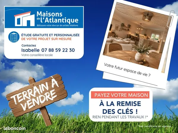 Terrain 930 m² Grandchamp Des Fontaines