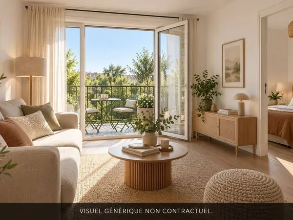 Appartement 2 pièces 43 m²