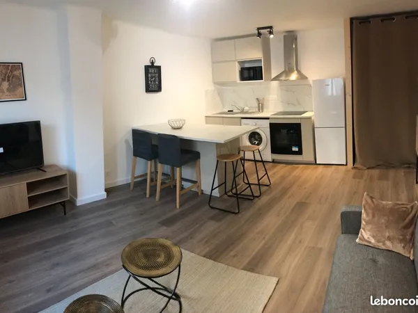 Appartement meublé 2 pièces refait à neuf 44m²