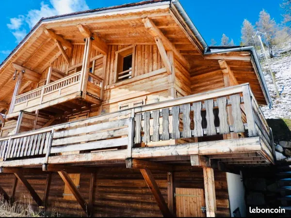 Magnifique chalet alpin - vue panoramique - isola 2000 - 4 chambres - garage privatif