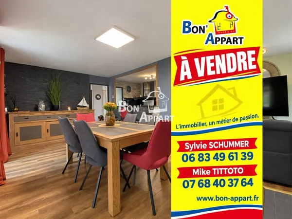 Maison individuelle 97 m2 sur la commune de SANCY