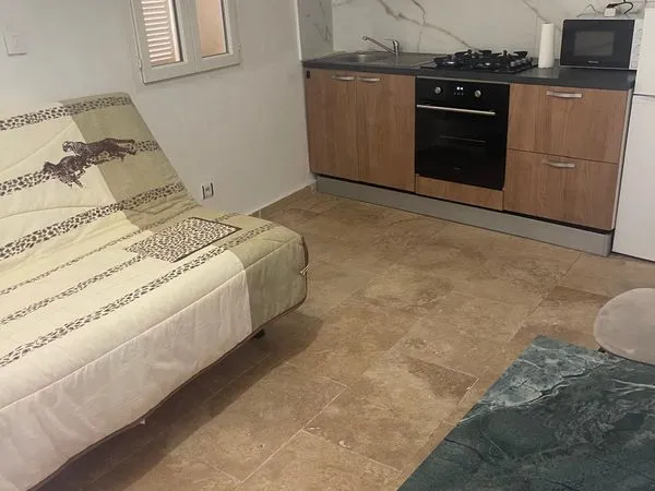 Louer - Charmant T2 de 20 m² entièrement meublé, avec chambre, petit salon et salle de bain