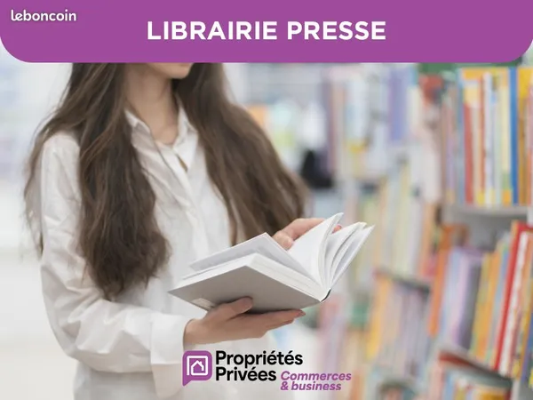 Fonds de commerce librairie, presse 50 m²