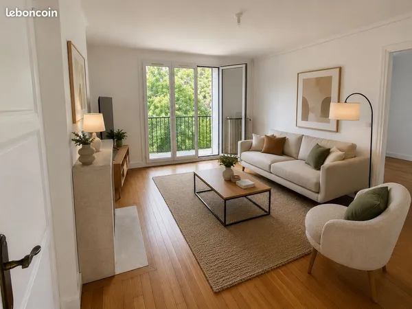 T3 traversant de 77 m² - Rond-Point de l'Europe