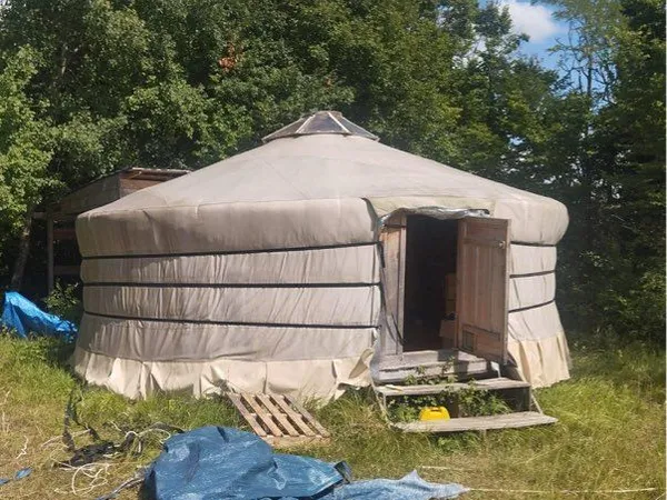 Yourte en chêne 28m2