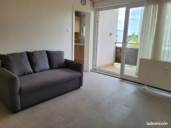 Haguenau - Studio meublé 25,6 m² avec balcon, cave et garage - vendu avec tous ses meubles
