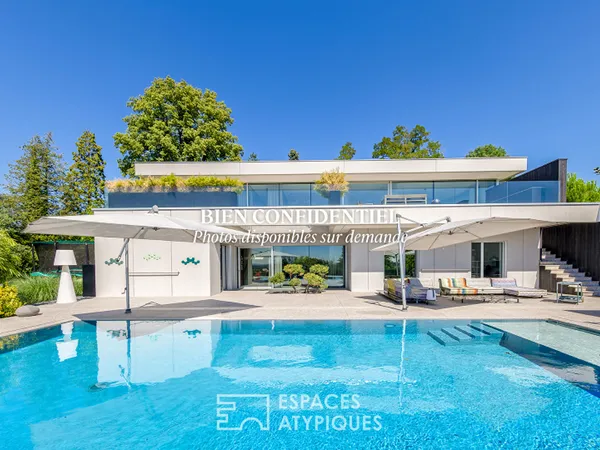 Maison contemporaine d'architecte avec vue panoramique sur les hauteurs du Rebberg